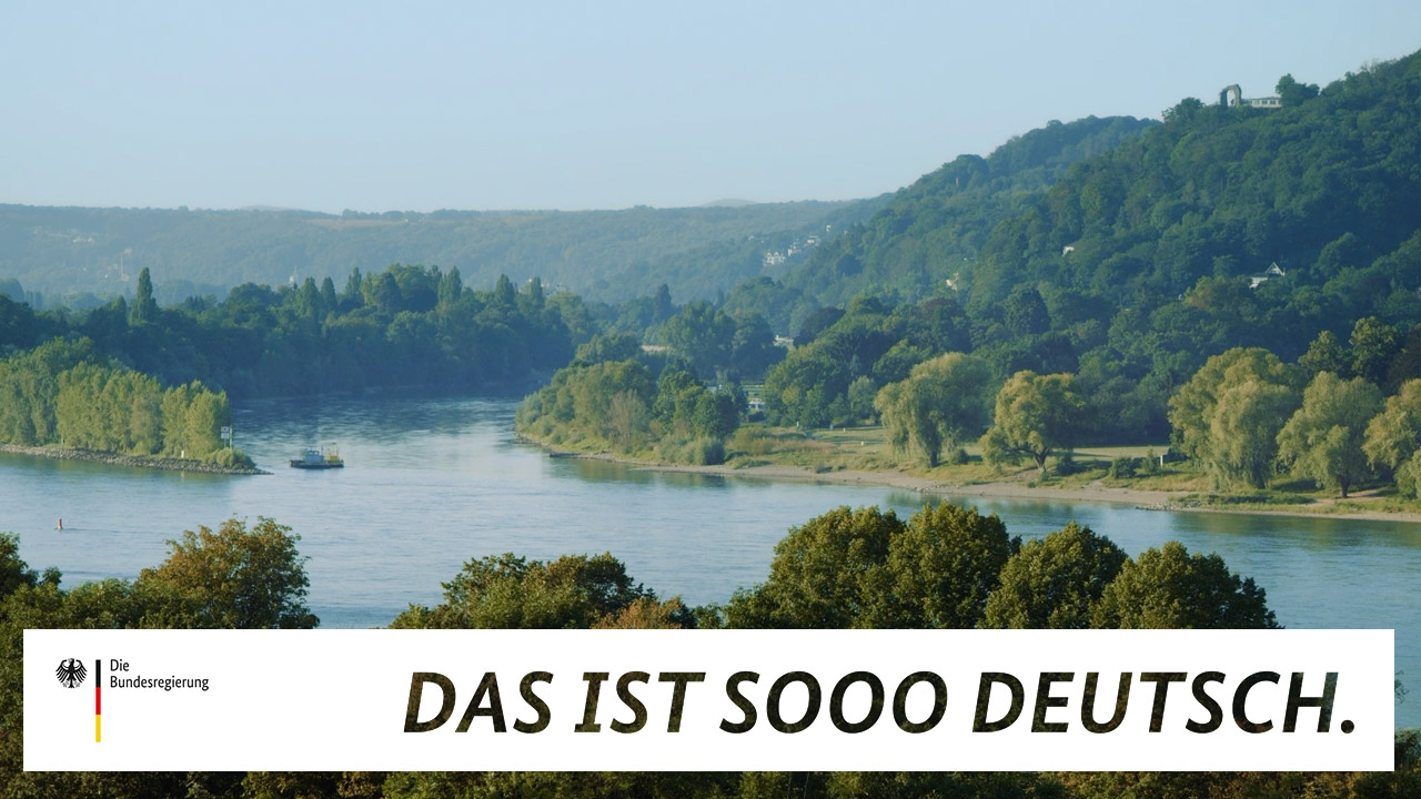 Der Rhein in einem Video der Reihe "Das ist sooo deutsch."